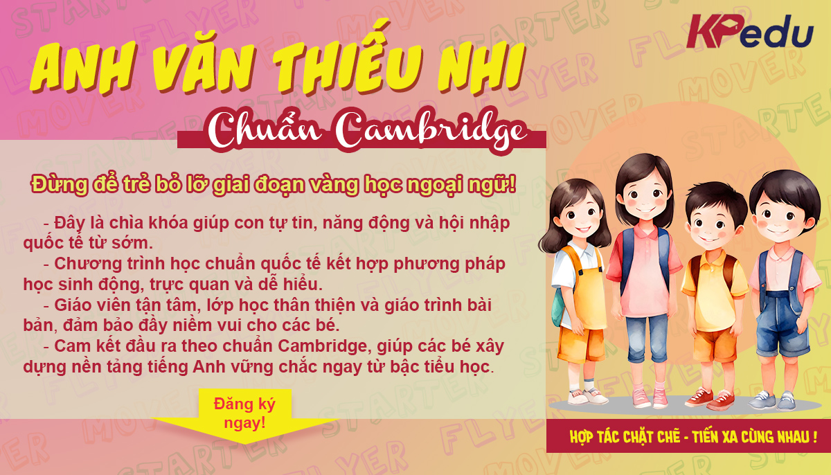 Tiếng Anh cho cấp tiểu học